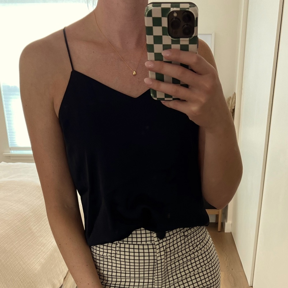Express Black Satin dress camisole - Picture 2 of 4